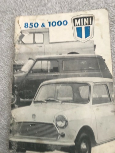 Mini handbook 850 1000 saloon - mini,