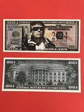 Trump Novelty Trumpinator 2024 Re-election Banknotes.FREE P&P. Buy 2 get 2 Free