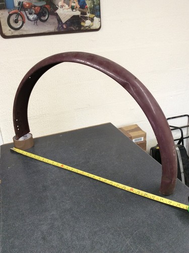 Vintage motorcycle mudguard - vintage,