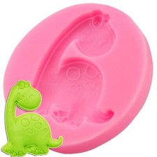 3D DINOSAUR Silicone Fondant Cake Topper Mold Mould Chocolate Sugarcraft Baking