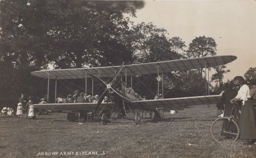 British army 80hp biplane - british,