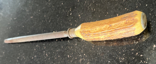 Vintage knife sharpening steel - vintage,