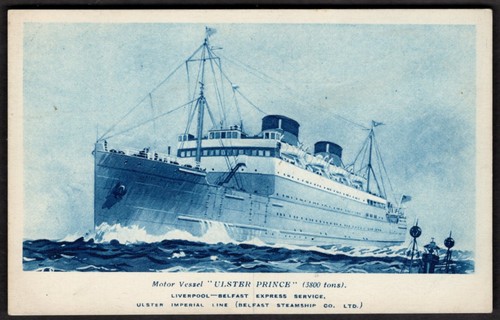 Steamer ulster prince - mv,