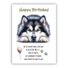 Birthday Card from the dog