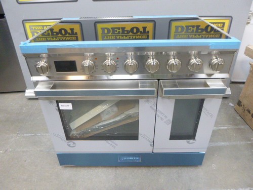 Smeg range cooker - cooker, st/steel
