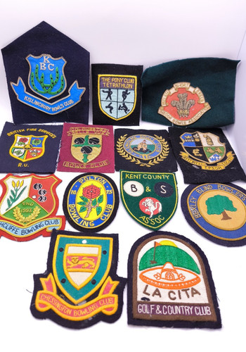 Embroidered club badges job - badges,
