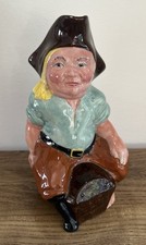 RIDGWAY ENGLISH CHARACTERS “DAVY JONES” TOBY JUG - STERLING POTTERY LTD.