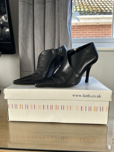 Faith black leather seoni - leather,