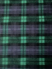 Vintage Fabric, Brushed Cotton Tartan, 44x33” VGC