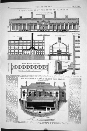 Old 1870 retort houses - houses, beckton