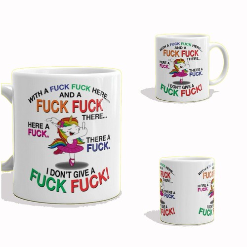 Unicorn mug dont give - dont,