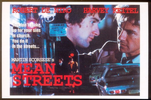 Modern movie postcard mean - movie,