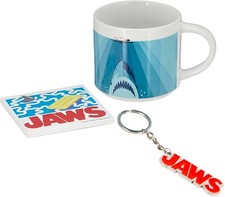 Jaws Gift Set with Mug, Coaster and Keyring NEW