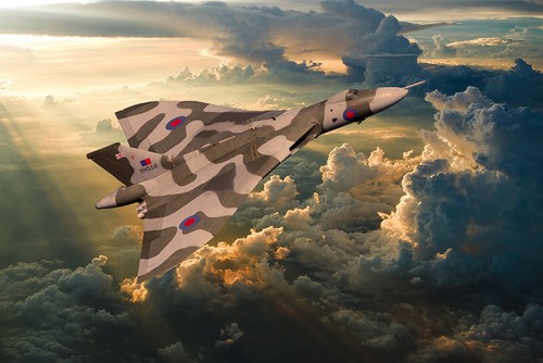Avro vulcan canvas prints - vulcan,
