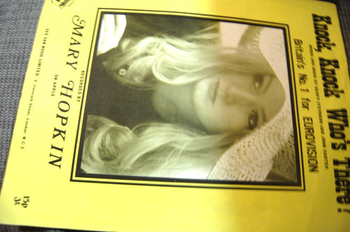 Mary hopkin sheet music - mary,