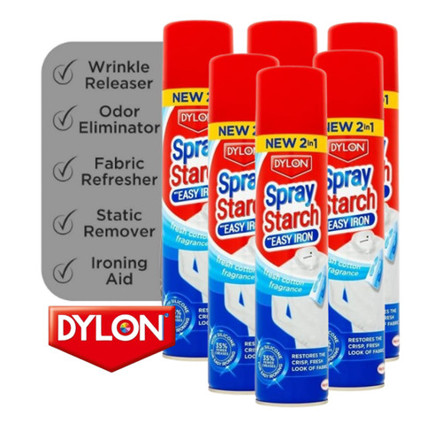 Dylon starch 2in1 spray fabric - starch,