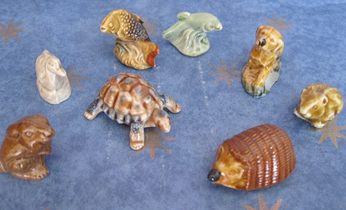 Wade whimsies ceramic dog - ceramic,