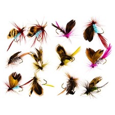 12lots Dry/Wet Baits Swimbaits Boats Topwaters Fishing Nymphs Fly Fishing Lures