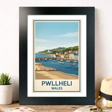 Pwllheli, Wales Travel Poster