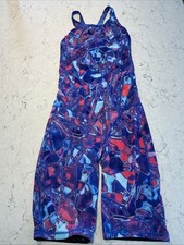 Ladies MARU swimming Legsuit Purple Design Excellent Condition Worn Once