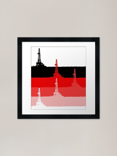 Oil drilling rigs - rigs, framed