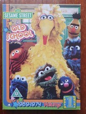 Sesame Street Old School 1969-1974 Volume 1 Dvd   DISCS LOVELY R2 UK 440m 3 DVDS