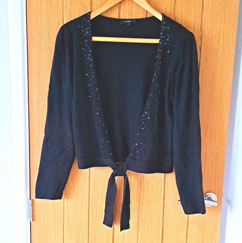 Linea black beaded sequin trim - linea,