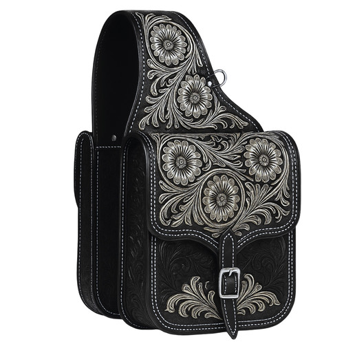 Horse saddle bag leather - horse,