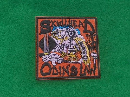 Skullhead sew iron on - sew,
