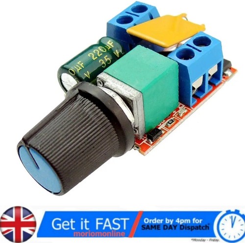 Low voltage pwm motor speed - dc,