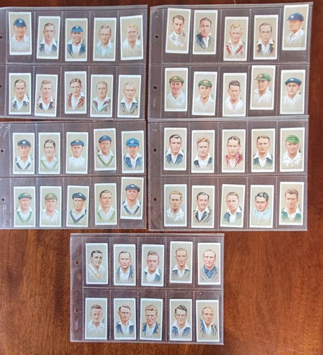 Cricketers 1934 series of - a,