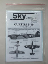 Sky Models Decals 72-058 Curtiss P-40