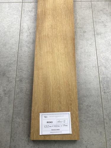 652x162x19mm iroko par - iroko, solid