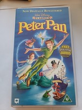 Peter Pan (VHS, 1993) Video Cassette Tape Vintage Walt Disney Classic  VGC 