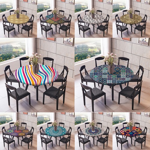 Polyester round tablecover - polyester,