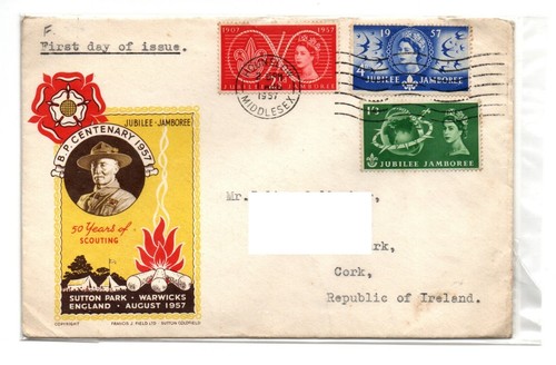 1957 fdc scout jubilee - -,