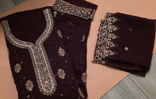 Embellished burgundy and gold - embellished,