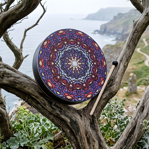 Handmade shaman drum siberian - shaman,