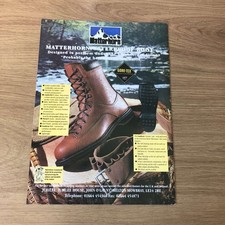 GUNS115 MAGAZINE ADVERT 12X9 MATTERHORN WATERPROOF BOOTS