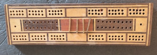 Antique cribbage board - antique,
