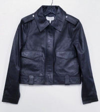 Reiss Kaja Leather Trucker