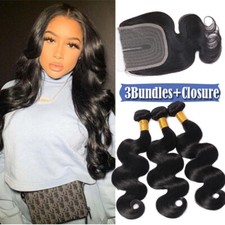 Body Wave 3Bundles with T Lace