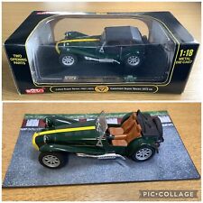 Anson Lotus Caterham Super Seven 1:18 Die Cast 1990s Boxed c/w diorama 30317-W