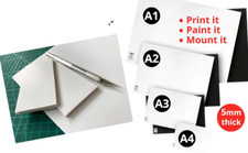 Premier  Foam Board, A4, A3, A2, A1,  10 Sheets per pack 5MM White