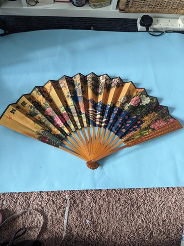 Vintage large chinese folding - vintage,