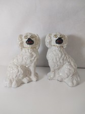 Pair Spaniel Dog Ornaments
