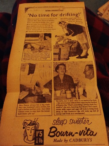 Sk249 ephemera 1955 advert - 1955,