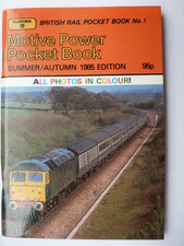 Platform 5 Motive Power Pocket Book Summer/Autumn 1985 Edition