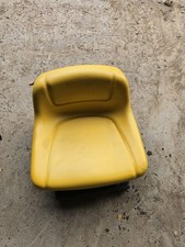 Genuine John Deere x 125 x125 Ride On Lawn Mower Seat cushion back yellow 