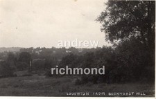 Loughton From Buckhurst Hill Essex Posted 1922 Vintage Real Photograph Postcard